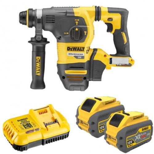 Borhammer DeWalt DCH333X2-QW; 3,5 J; SDS-plus; 54 V; 2x9,0 Ah batt.