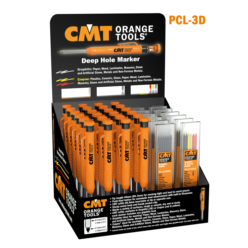 Merkpenner CMT PCL-3D; 36 stk
