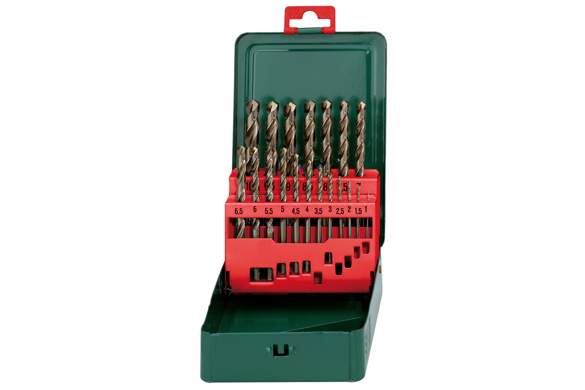 Metallborsett Metabo Promotion 627157000; 1-10 mm; 19 stk