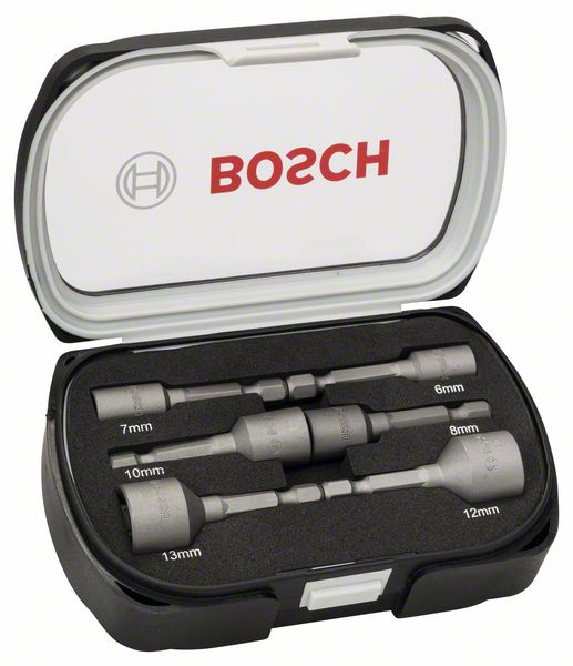 Hylsenøkkelsett Bosch 50mm 2608551079; 6-13 mm; 6 stk