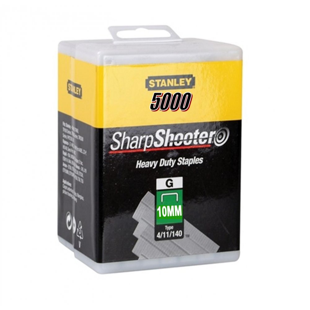 Stifter Stanley 1-TRA706-5T; 10 mm; 5000 stk; type 4/11/140; galvanisert