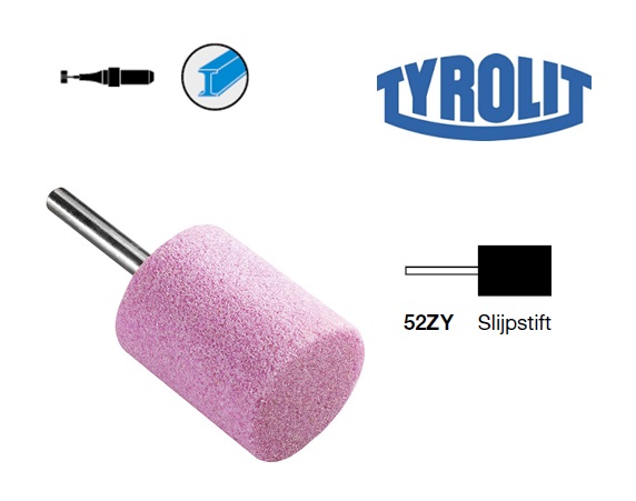 Slipesten Tyrolit 52ZY; 40x25 mm