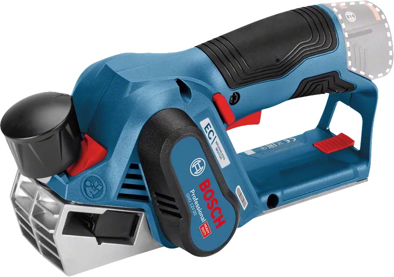 Batteridrevet høvel Bosch GHO 12V-20; 12 V; (uten batteri og lader)