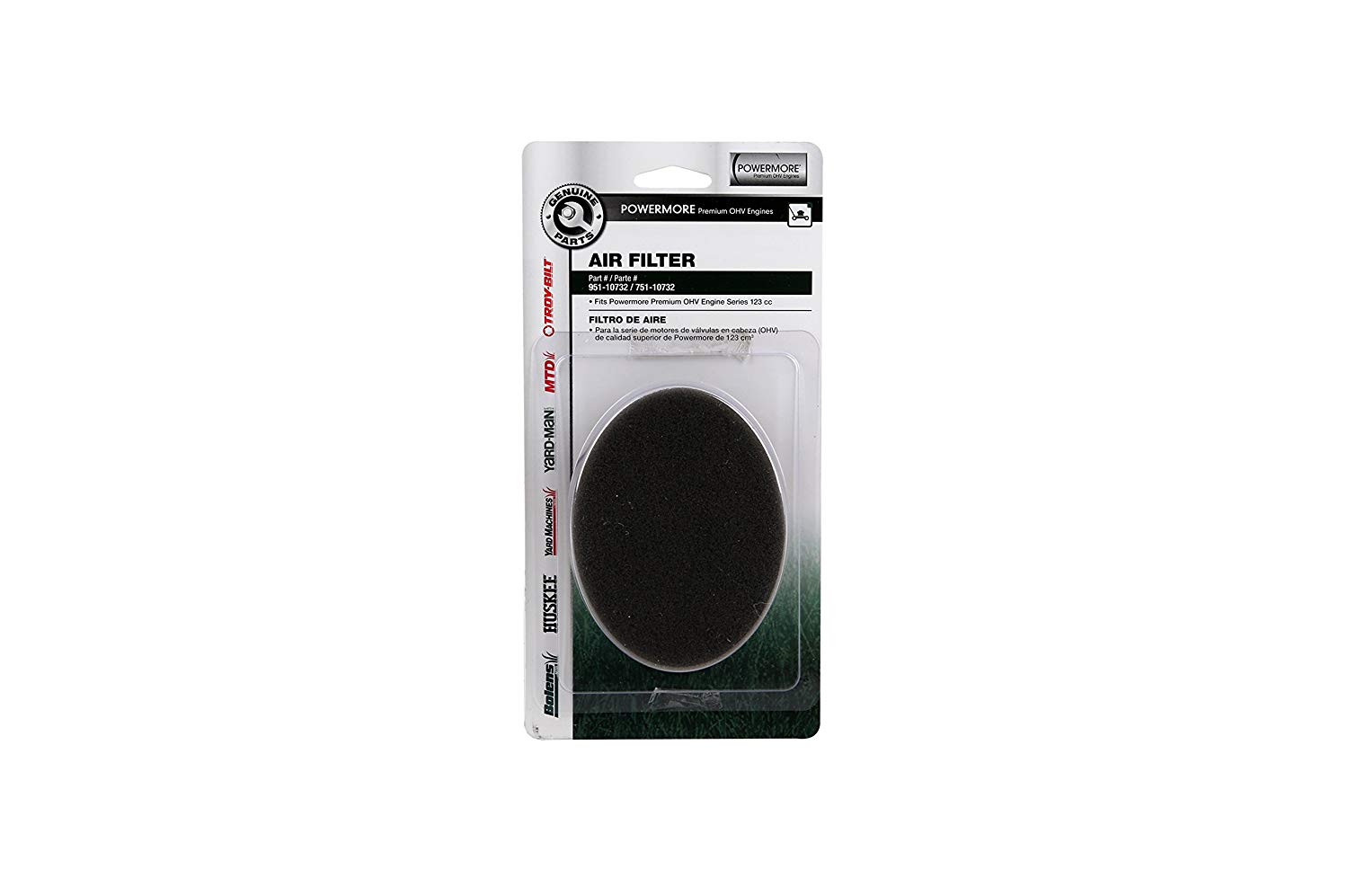 Luftfilter MTD 751-10732 skum