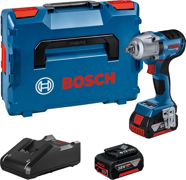 Slagmuttertrekker Bosch GDS 18V-450 HC Professional; 18 V; 2x5,0 Ah batt.