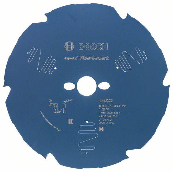 Kappeskive Bosch 2608644350; 254x30 mm; Z6