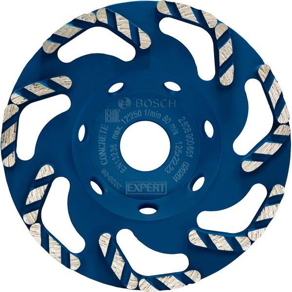 Diamantslipeskive Bosch 2608900651; 125x22,23 mm