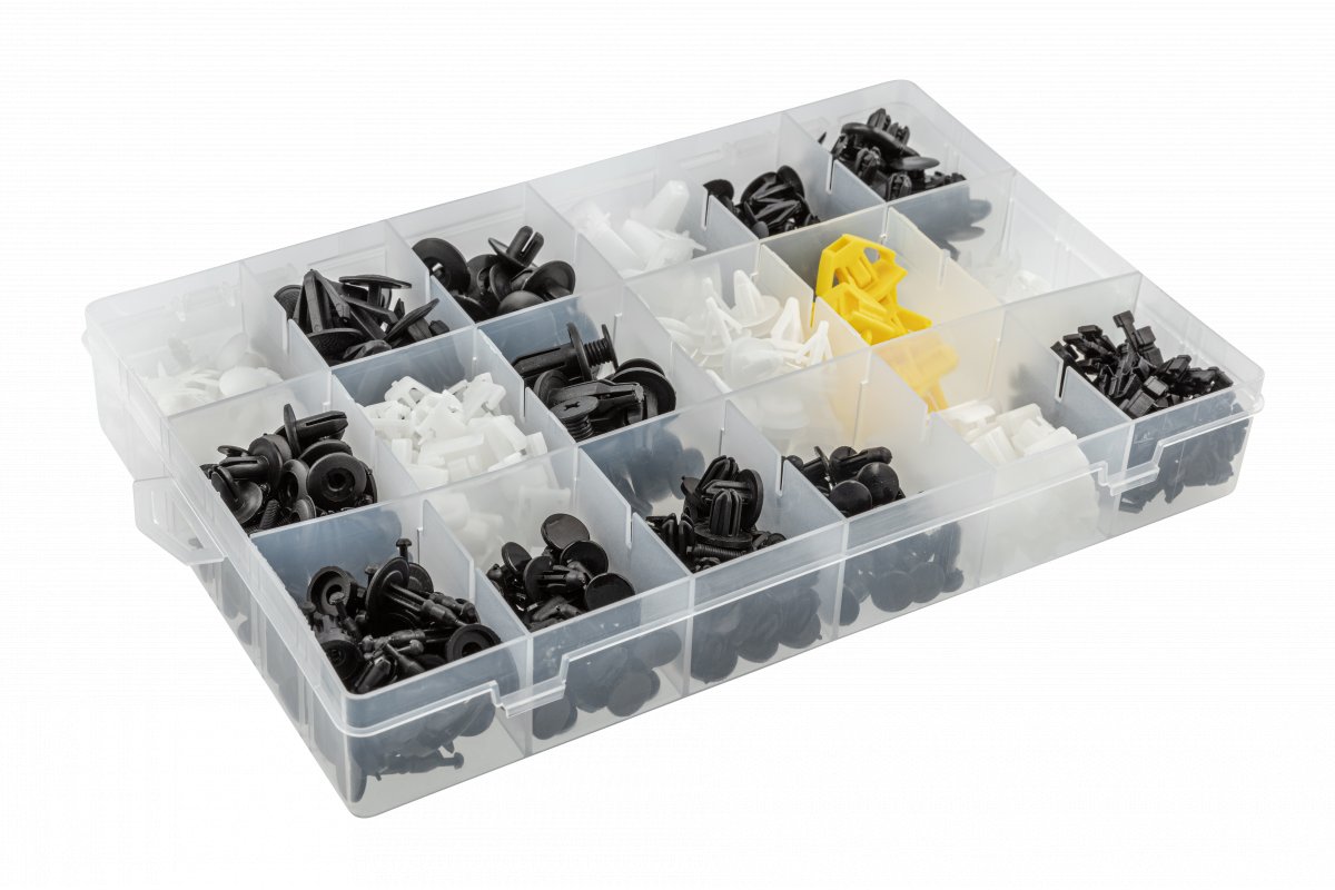 Klips sett Hogert HT8G555; 418 stk