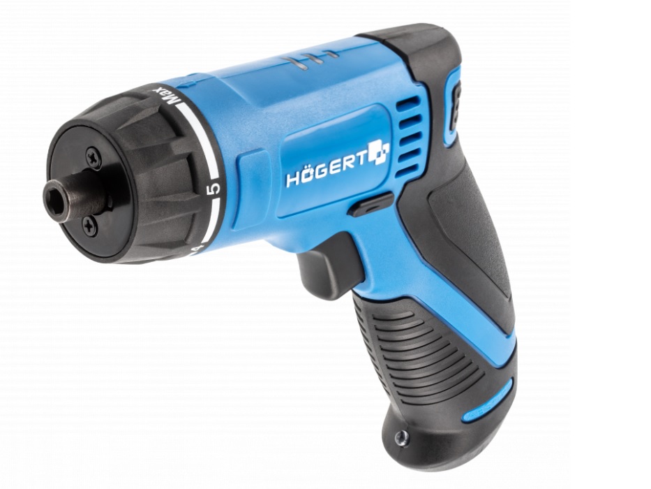 Batteridrevet skrutrekker Hogert HT2E212; 7,2 V; 1x1,5 Ah batt.