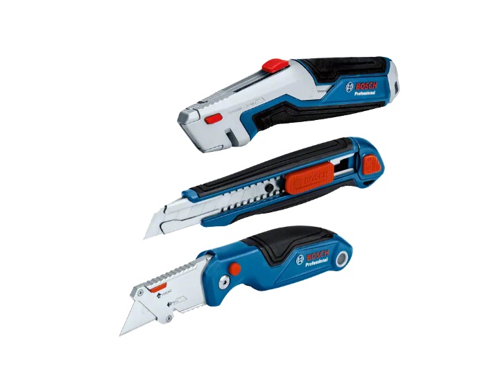 Kniv med utskiftbare blader Bosch 1600A027M4; 3 stk