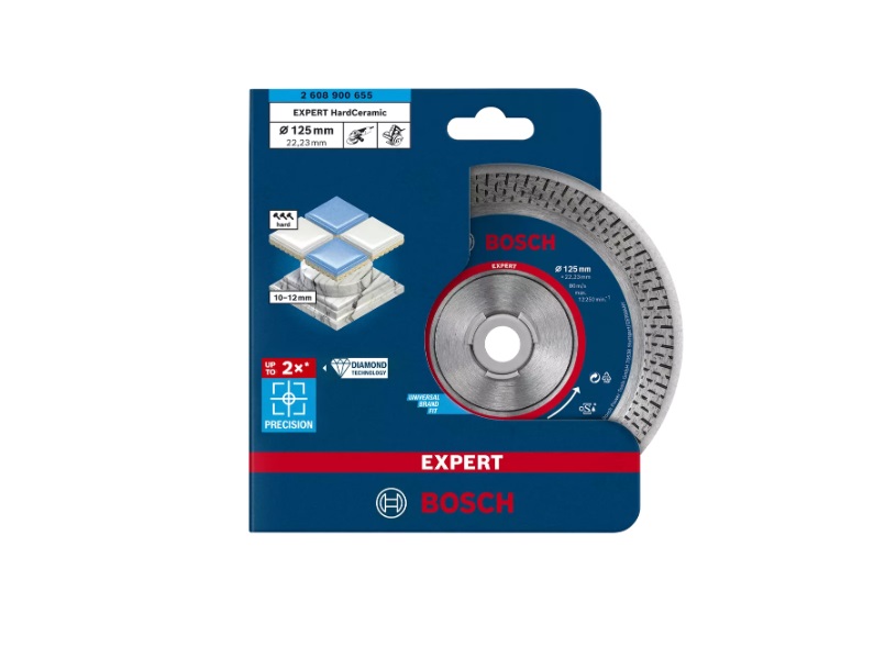 Diamantkappeskive Bosch 2608900655; 125x22,23 mm