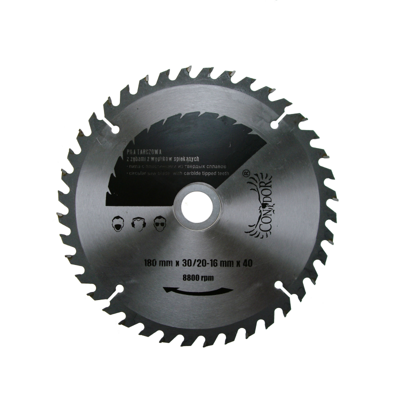Sagblad for tre Condor CON-TCT-1804; 180 mm; Z40