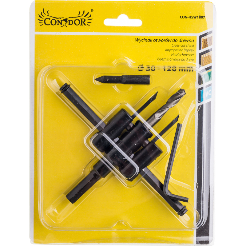 Bor for tre Condor CON-HSW-1807; 30-120 mm