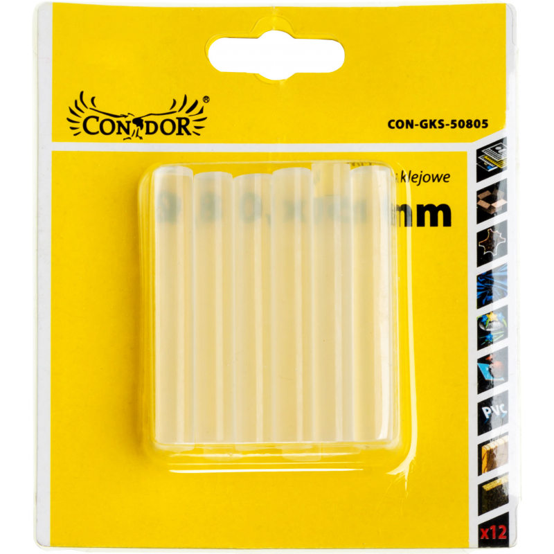 Limstifter Condor CON-GKS-50805; 8,0x50 mm; 12 stk