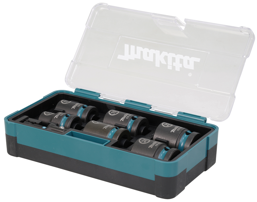 Hylsenøkkelsett Makita E-16592; 1/2''; 13-24 mm; 7 stk