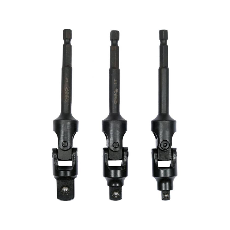 Adapter Yato YT-04641; 1/4''; 3/8''; 1/2''; 125 mm; 3