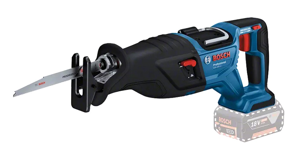 Batteridrevet tigersag Bosch GSA 185-LI Professional; 18 V (uten batteri og lader)
