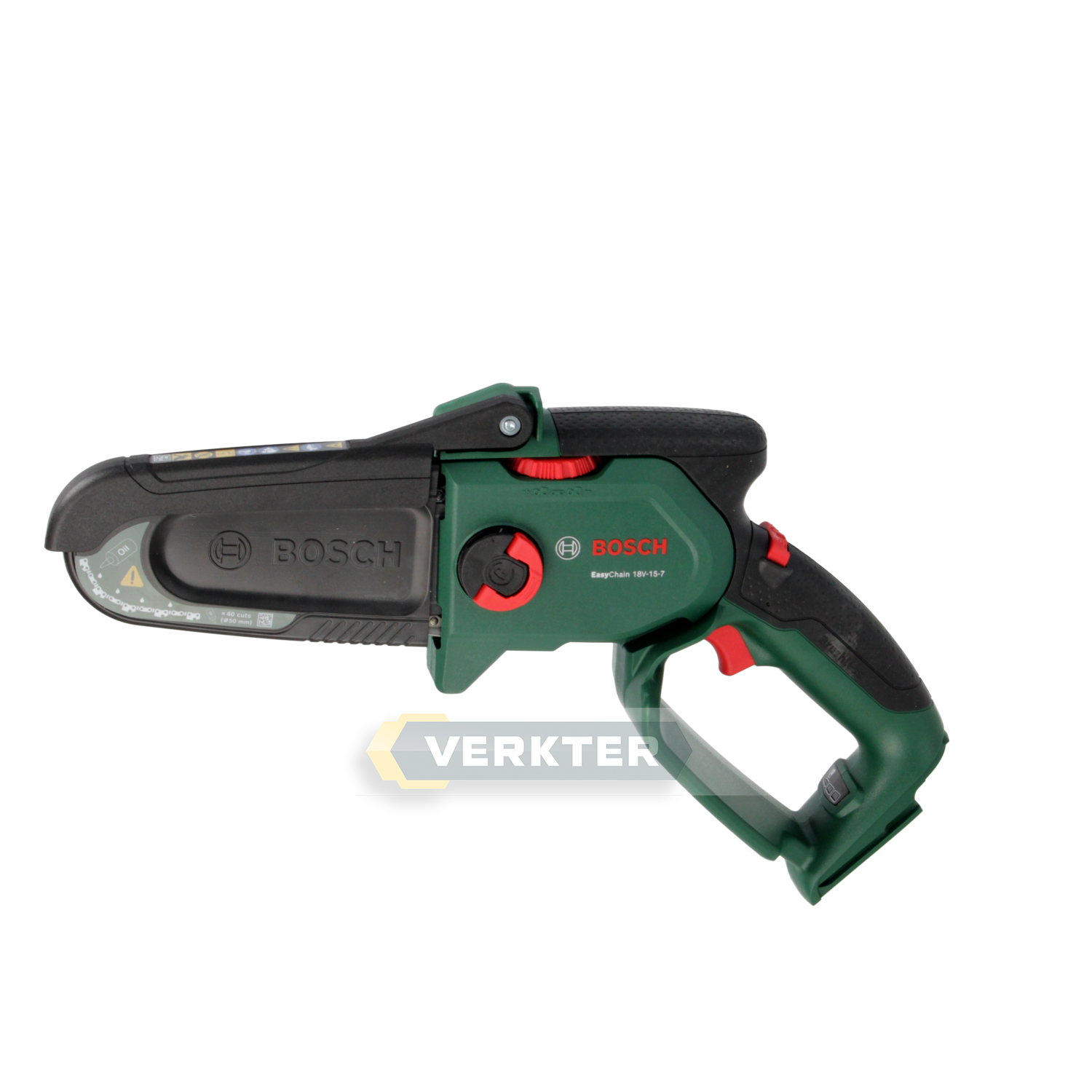 Motorsag for beskjæring av grener Bosch Easy Chain 18V-15-7; 18 V; 1x2,5 Ah akum.; 150 mm bånd