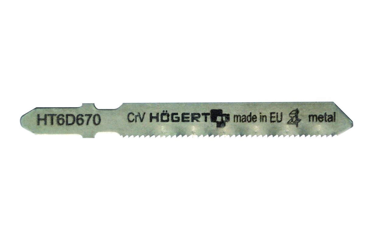 Stikksagblad Hogert HT6D670-2; 75 mm; 2 stk