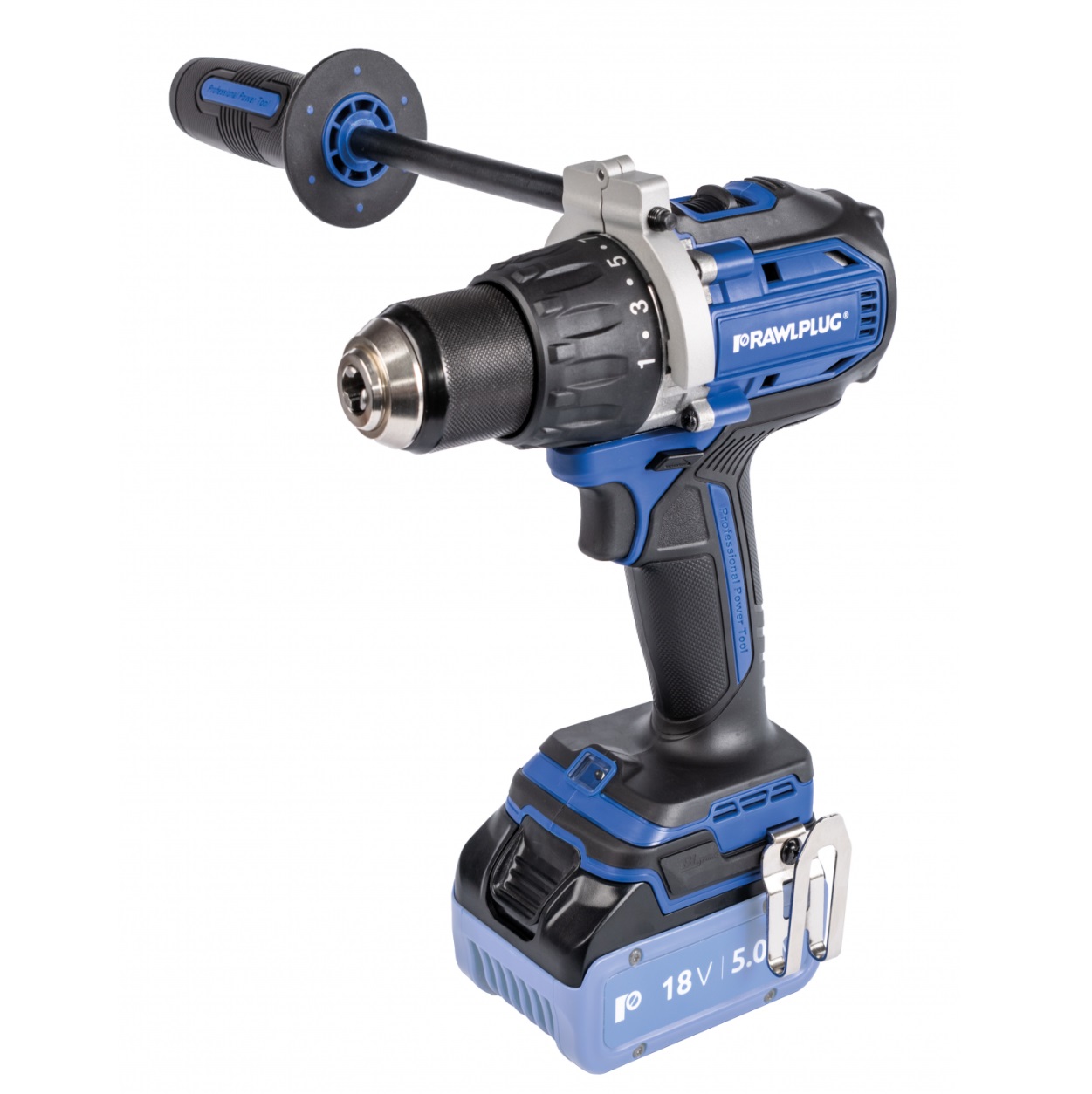 Skrutrekker/bor RawlPlug R-PDD18-P100-XS; 18 V (uten batteri og lader)