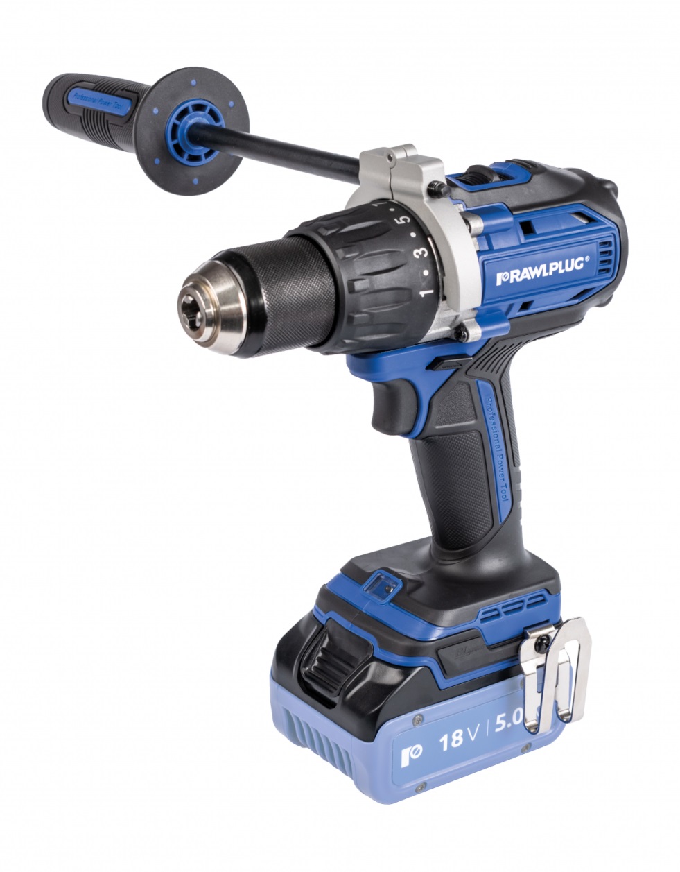 Skrutrekker/bor RawlPlug R-PDD18-P100-S; 18 V (uten batteri og lader)