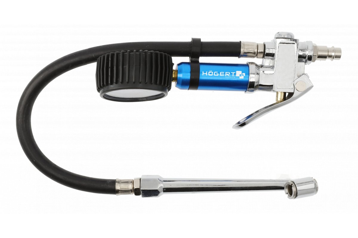 Dekk blåsepistol med manometer Hogert HT4R758