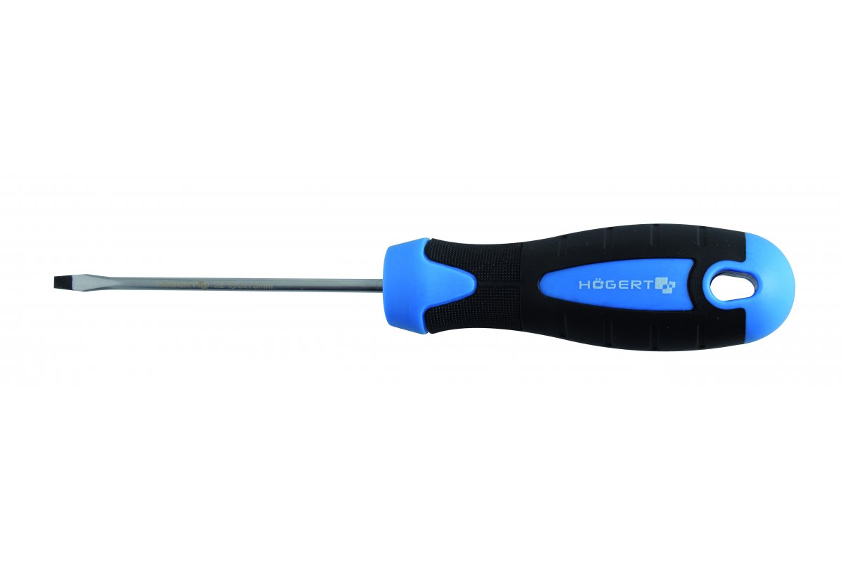 Flat skrutrekker Hogert HT1S001; SL3; 75 mm