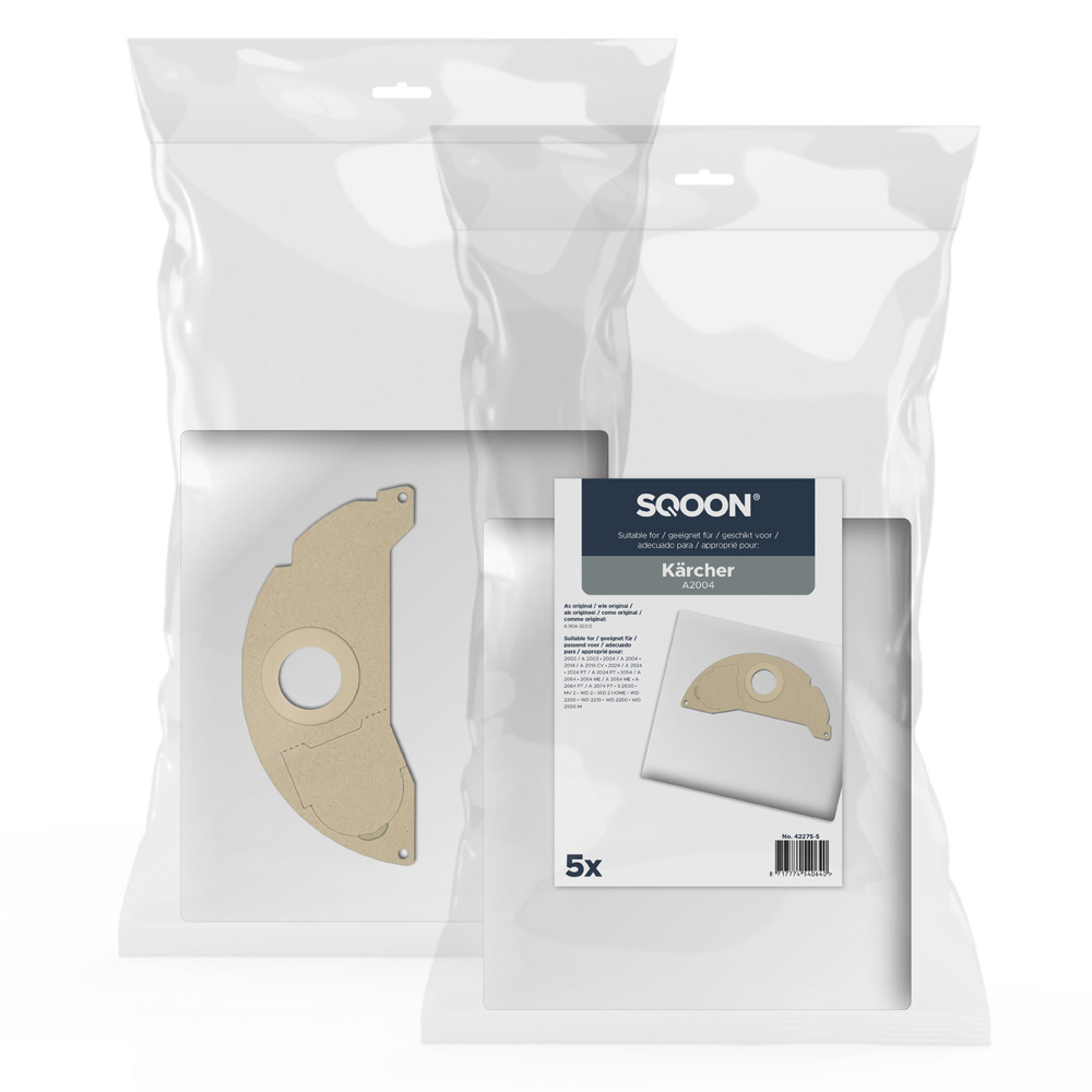 Støvpose SQOON 42275-5; Karcher 2501; 5 stk