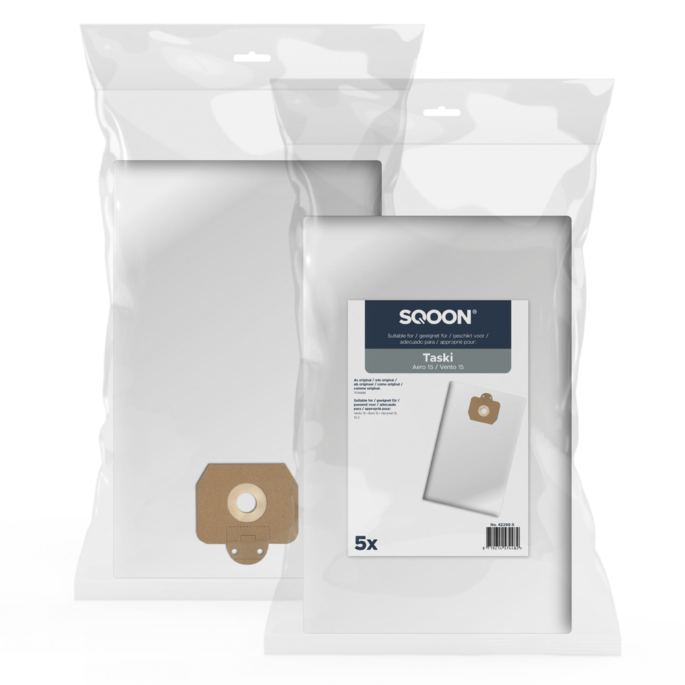 Støvpose SQOON 42298-5; Taski Vento 15; 5 stk