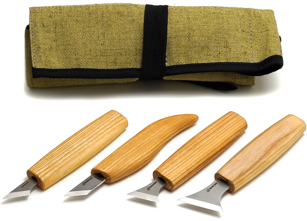 Knivsett BeaverCraft S05; 4 stk