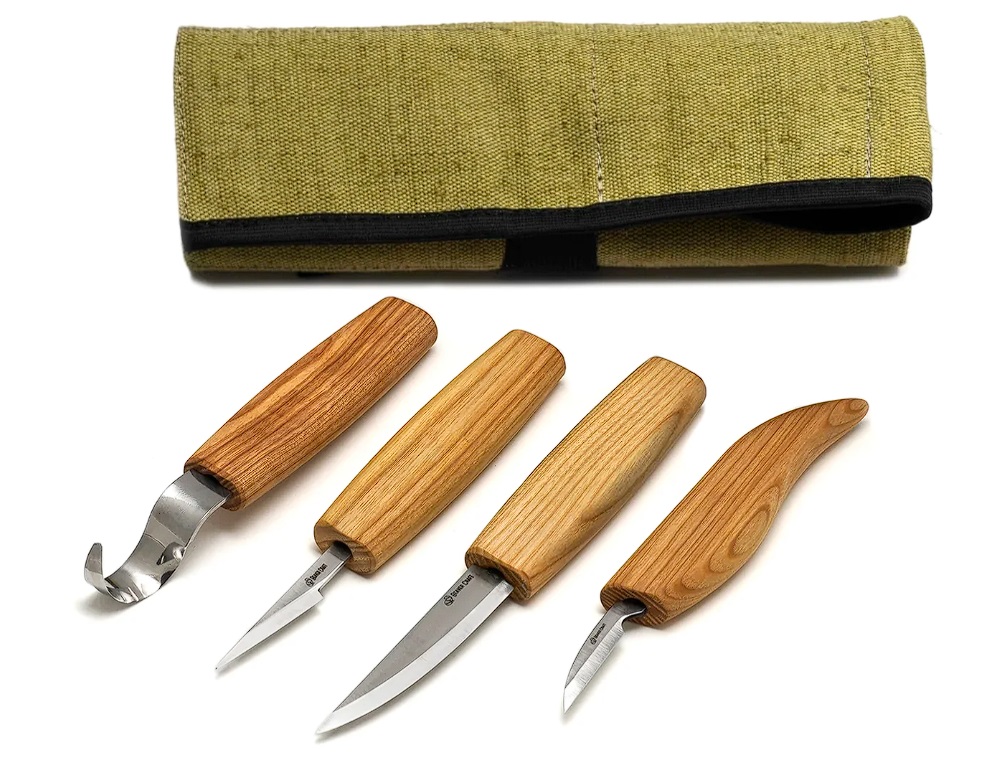 Knivsett BeaverCraft S09; 4 stk