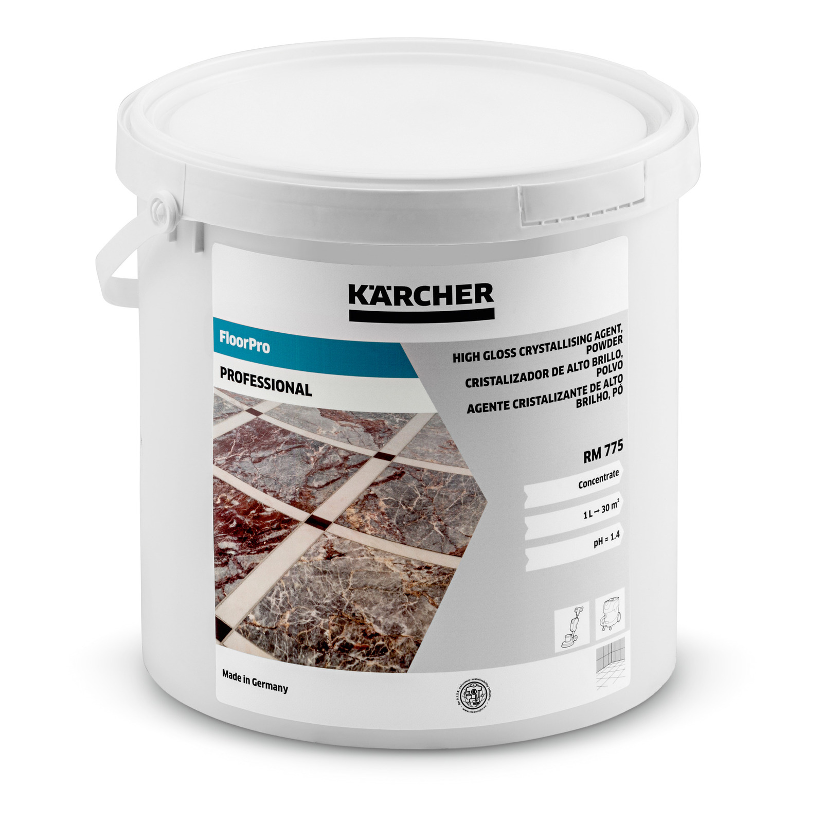 Rengjøringsmiddel for gulv Karcher RM 775; 5 kg
