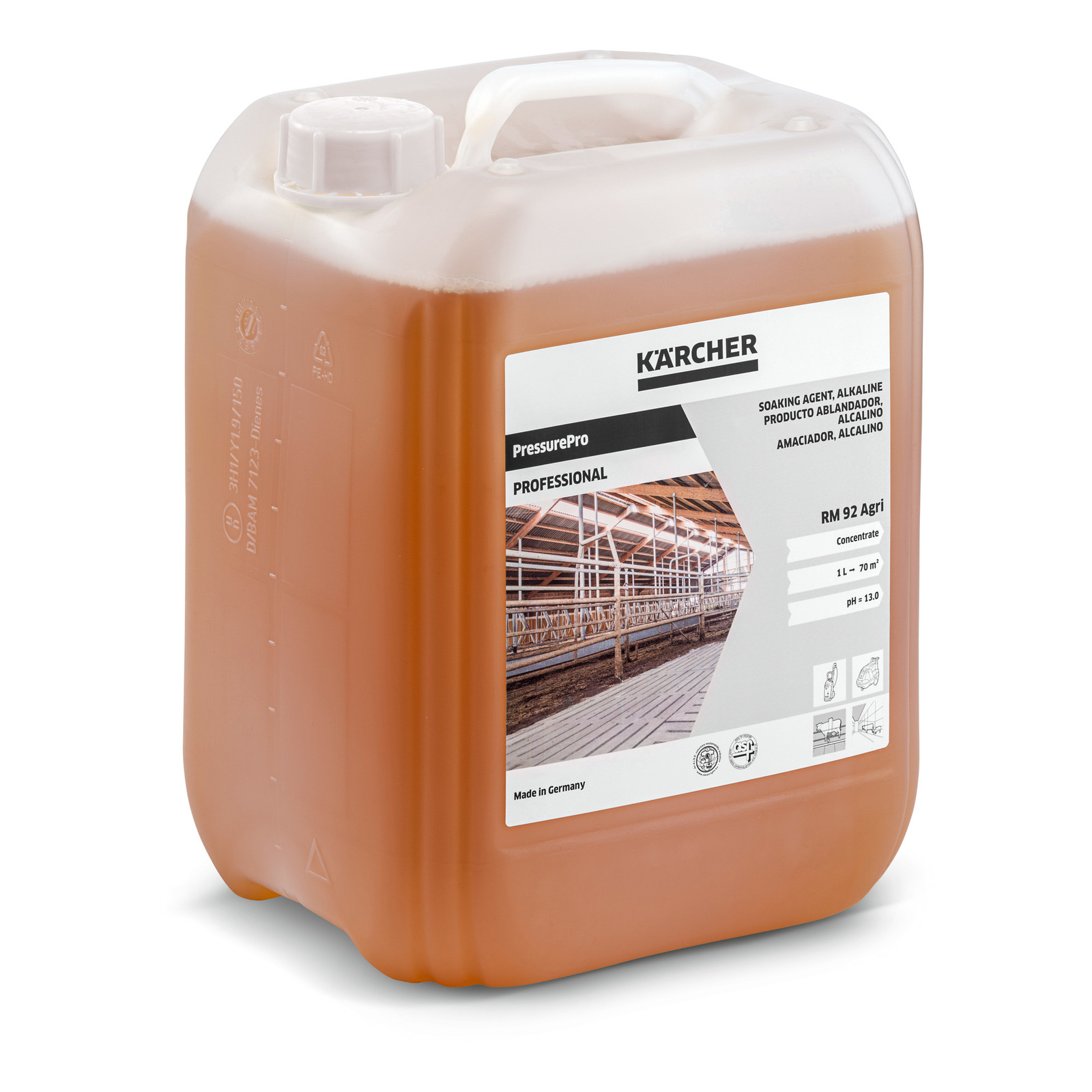 Rengjøringsmiddel Karcher RM 92 Agri; 10 l