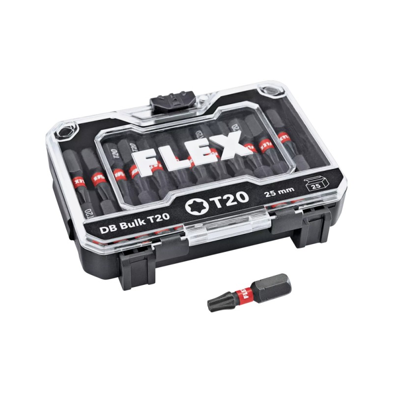 Skrutrekkersett Flex 530490; 25 stk