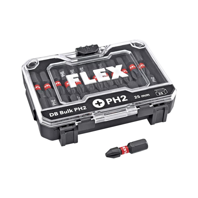 Skrutrekkersett Flex 530489; 25 stk