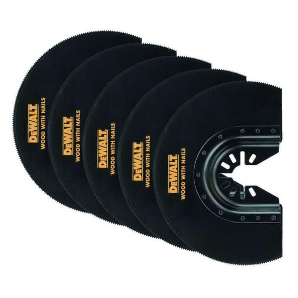 Halvrundt segmentsagblad DeWalt DT20729-QZ; 100 mm; 5 stk
