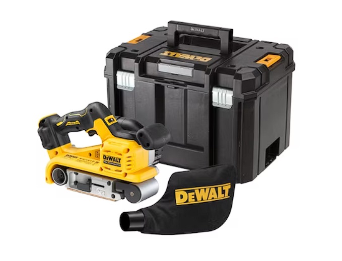 Båndsliper DeWalt DCW220NT-XJ; 18 V (uten batteri og lader)