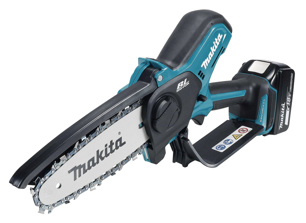 Motorsag for beskjæring av grener Makita DUC150SF01; 18 V; 1x3,0 Ah batteri.; 15 cm sverd