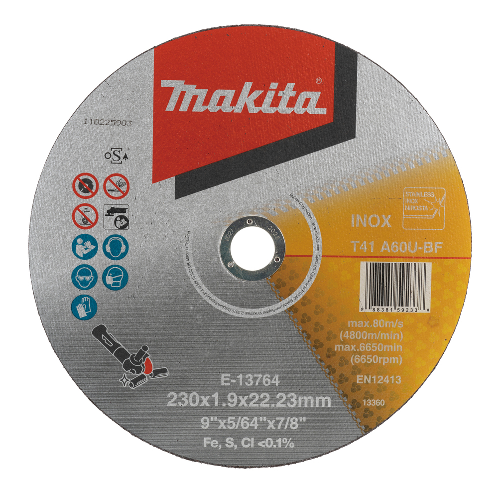 Slipeskive Makita E-13764; 230x22,23 mm