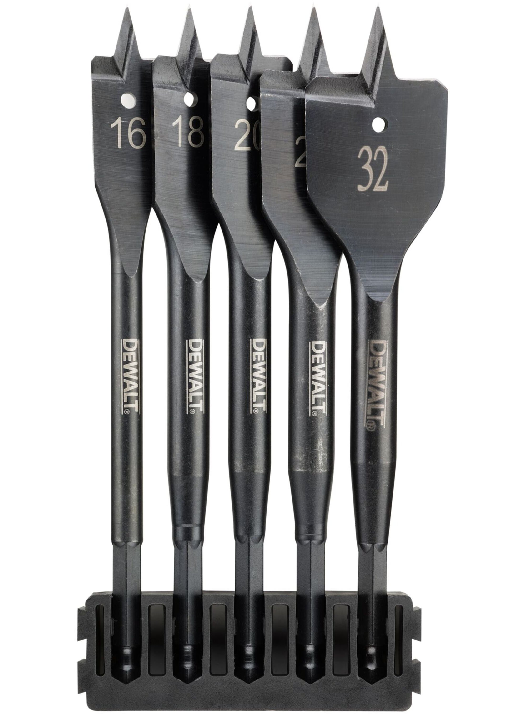 Flatborsett for tre DeWalt DT70834-QZ; 16-32 mm; 5 stk