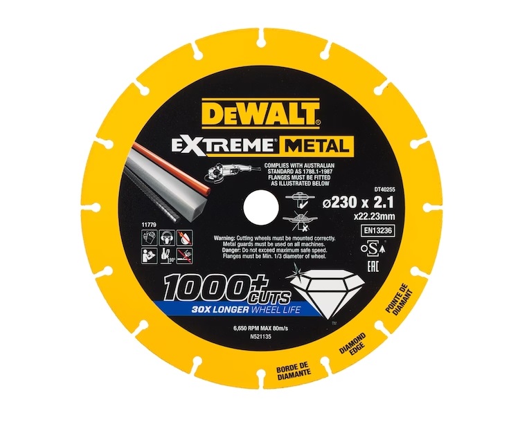 Diamantkappeskive DeWalt DT40255-QZ; 230x22,23 mm