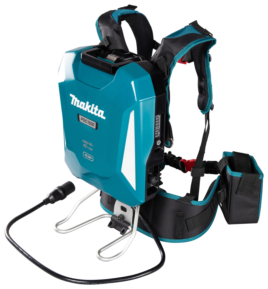 Bærbar ryggsekk for batterier Makita PDC1500A01; 36-40 V
