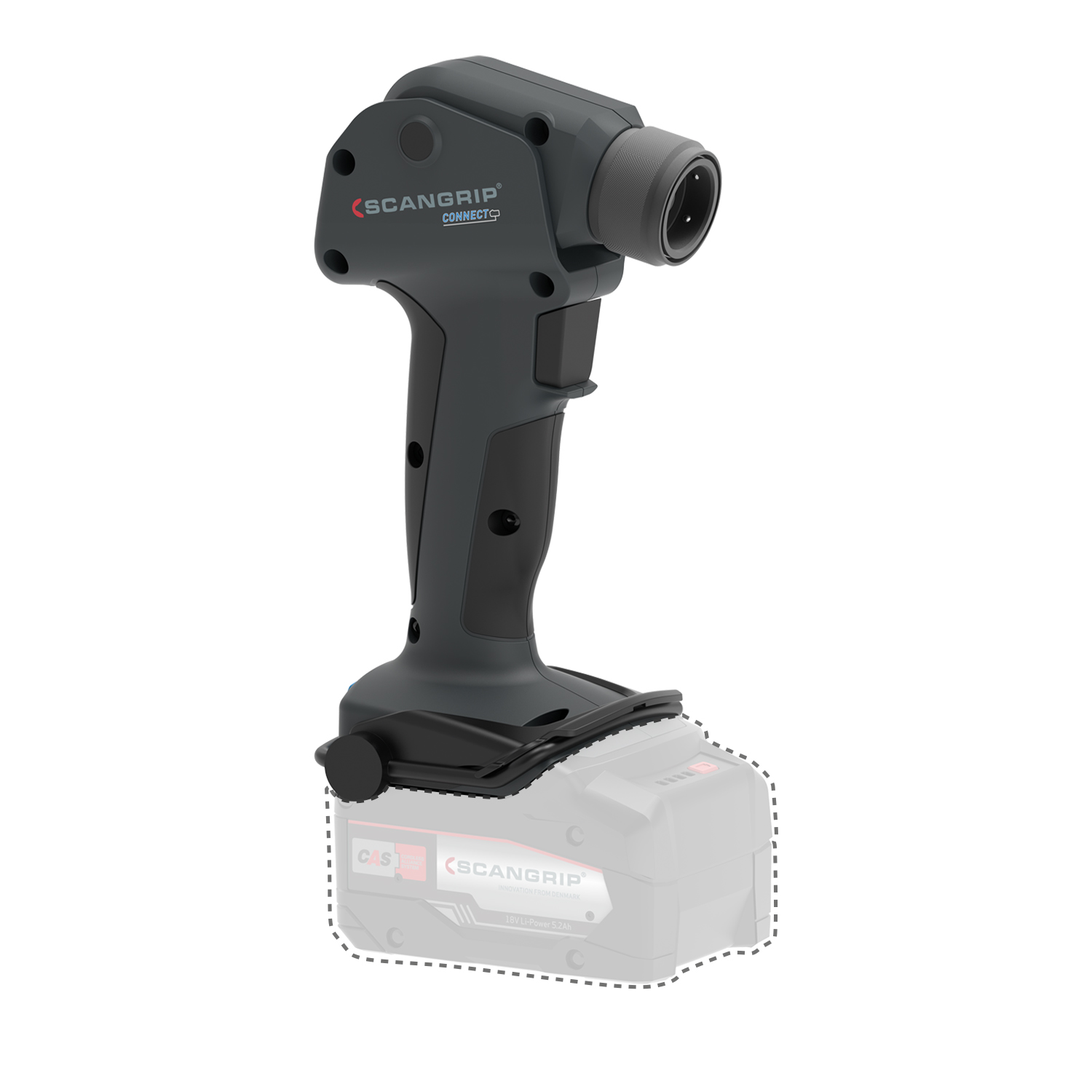 Batteridrevet arbeidslampe Scangrip 03.5696C; 18 V (uten batteri og lader)