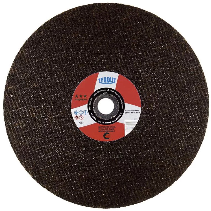 Abrasiv kappeskive Tyrolit T538503; 400x25,4 mm