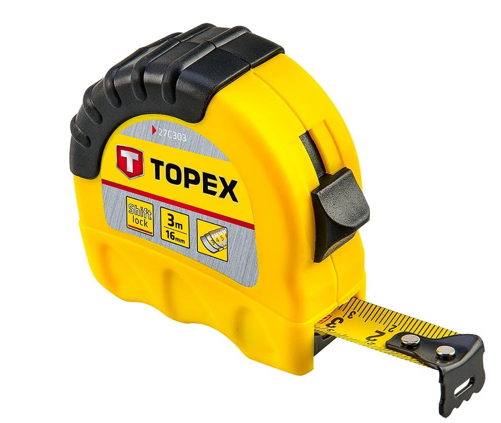 Målerulle Topex 27C303; 16 mm; 3 m