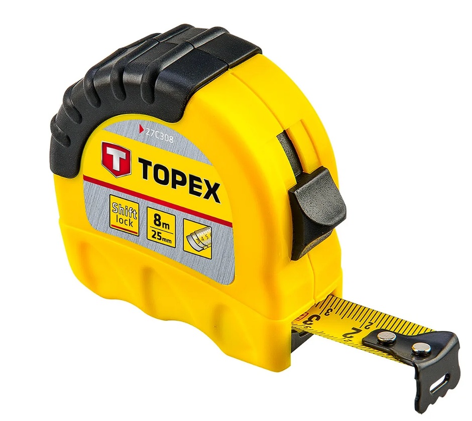 Målerulle Topex 27C308; 25 mm; 8 m