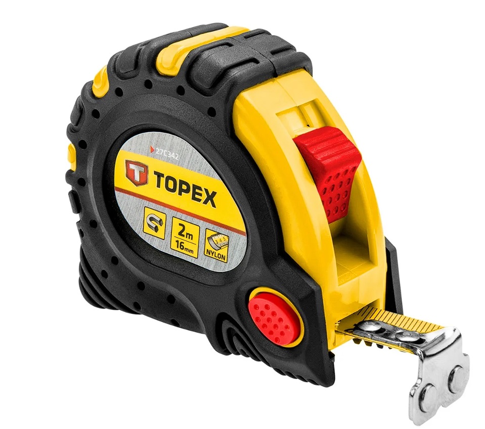 Målerulle Topex 27C342; 16 mm; 2 m