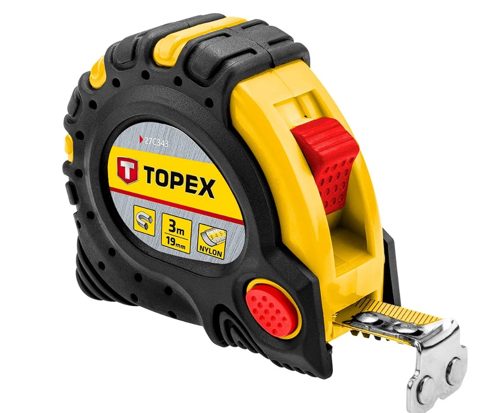 Målerulle Topex 27C343; 19 mm; 3 m