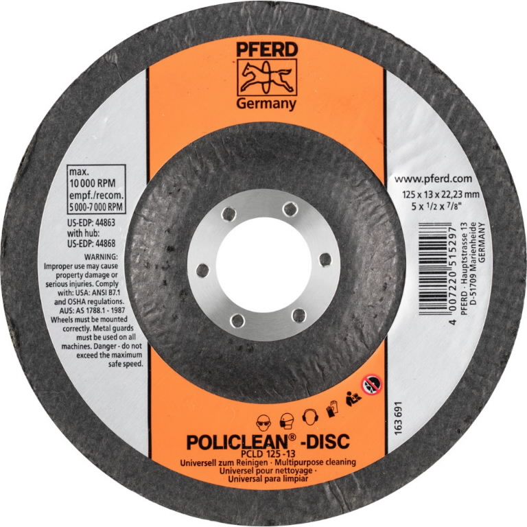 Polérskive PFERD 515297; 125x13x22,23 mm