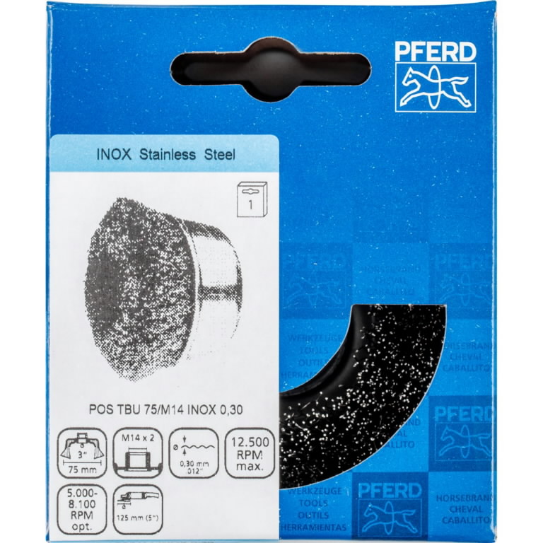 Koppbørste PFERD 220856; 75 mm; M14
